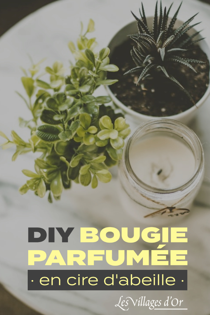 bougie à faire soi même DIY