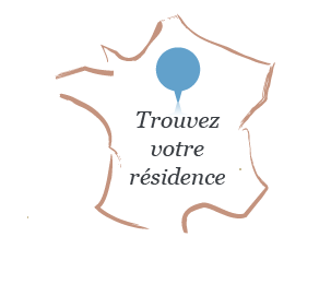Carte de France des résidences Les Villages d'Or